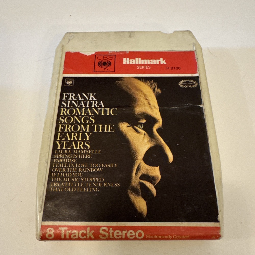 Frank Sinatra 8 Track Tape Romantic Songs From The Early Years